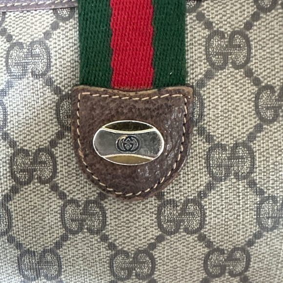 Gucci Monogram Supreme Sherry Web Ophidia Clutch Bag / Conversion Kit / Strap - Picture 3 of 10
